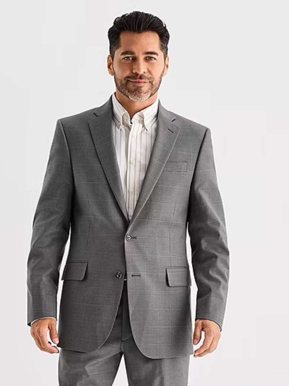 Stafford Houndstooth Mens Classic fit Jacket size 48 long